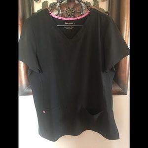 Heartsoul scrub top large black